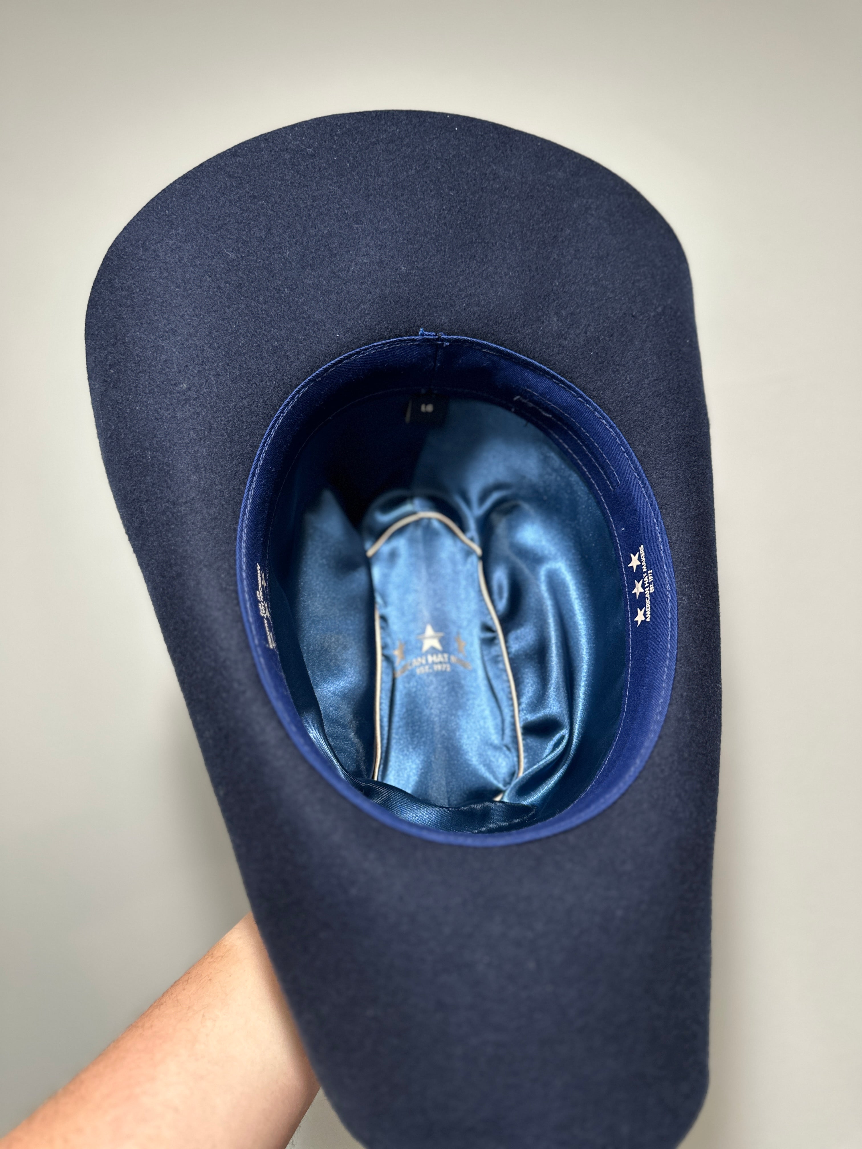 “Boujee” Blue Gunslinger Cross Albanian Cowboy Hat