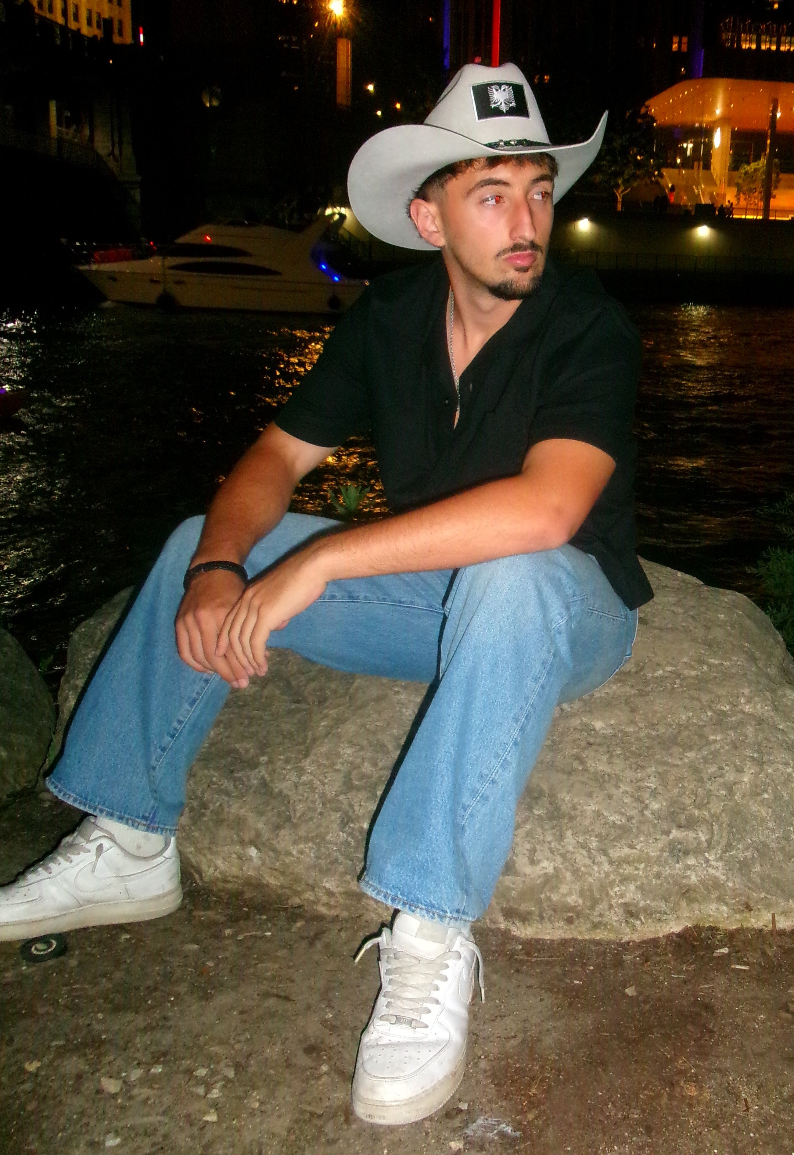 “Vivian” Albanian Cowboy Hat 4x Sheepskin Wool