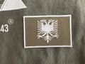 “Olive” Green And White Albanian Flag Patch