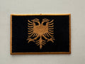 “Kafe” Black and Brown Albanian Flag Patch