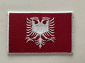 “Royalty” Team Red and White Albanian Flag Patch