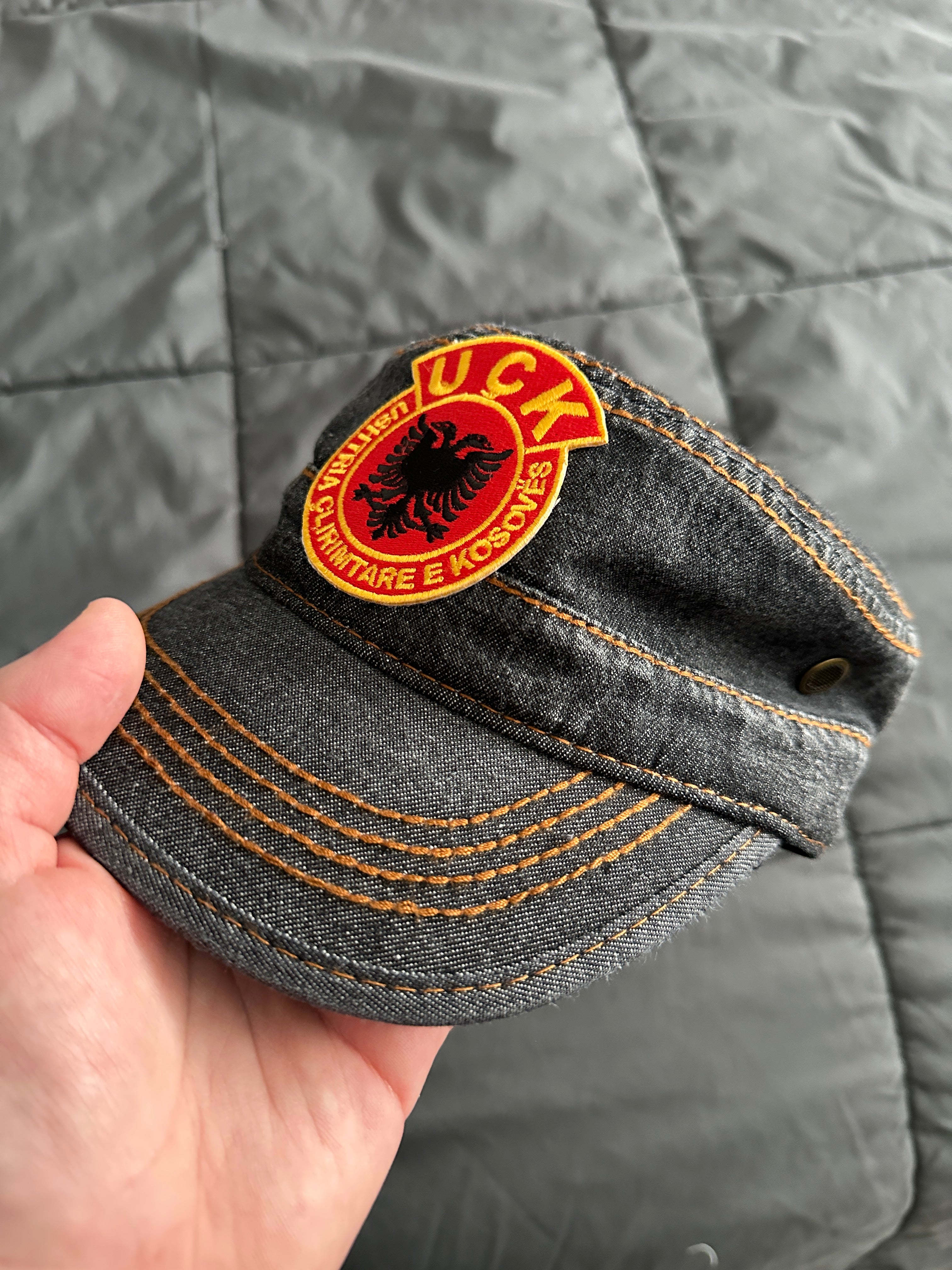 UÇK Denim Albanian Military Cap