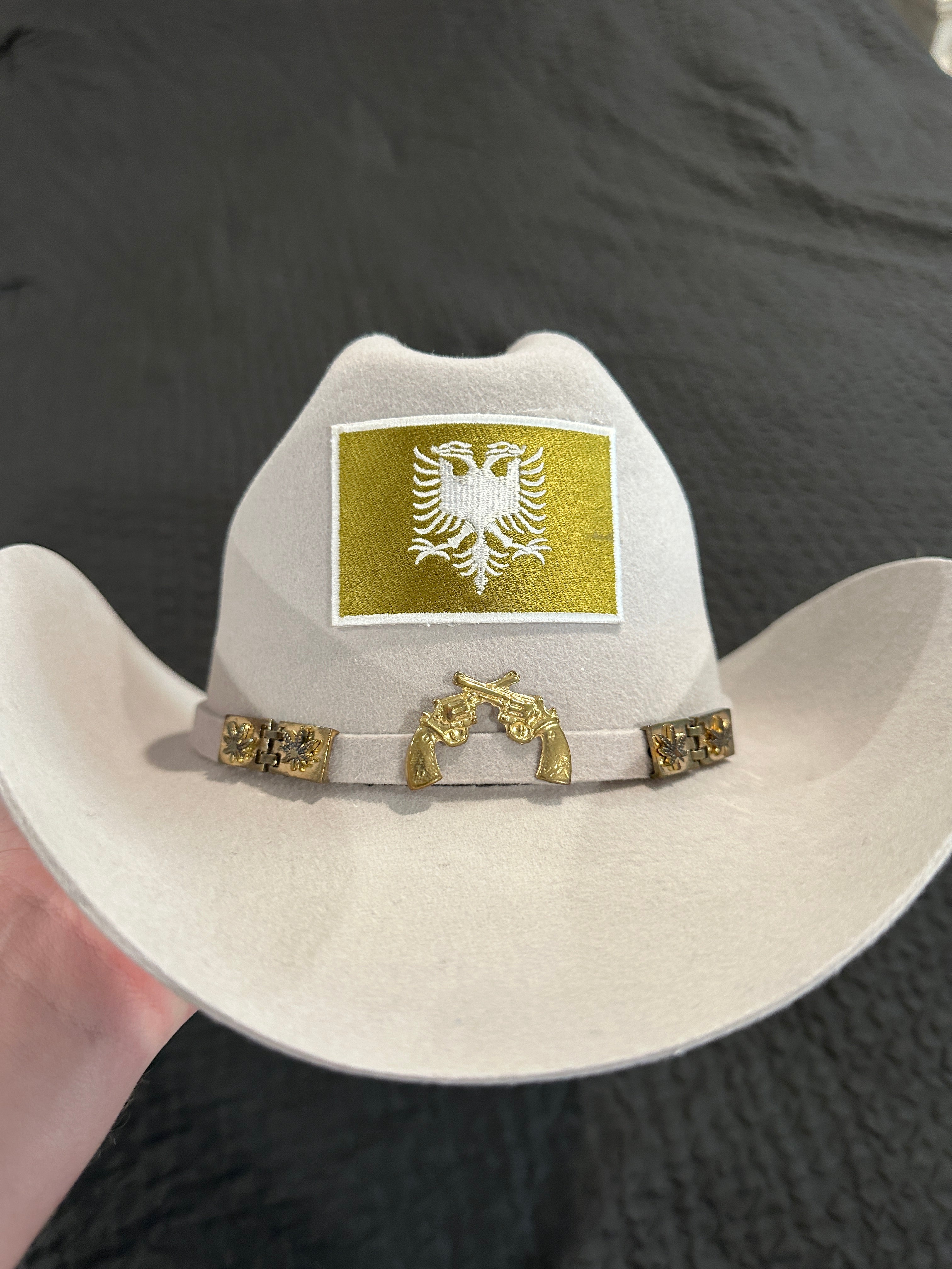 “Old Money” 6x Albanian Golden White Cowboy Hat