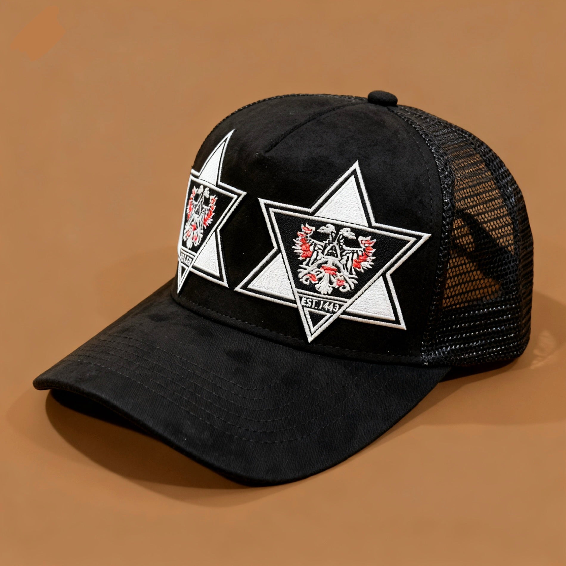 “IKONIKE” Royal Suede Black Trucker