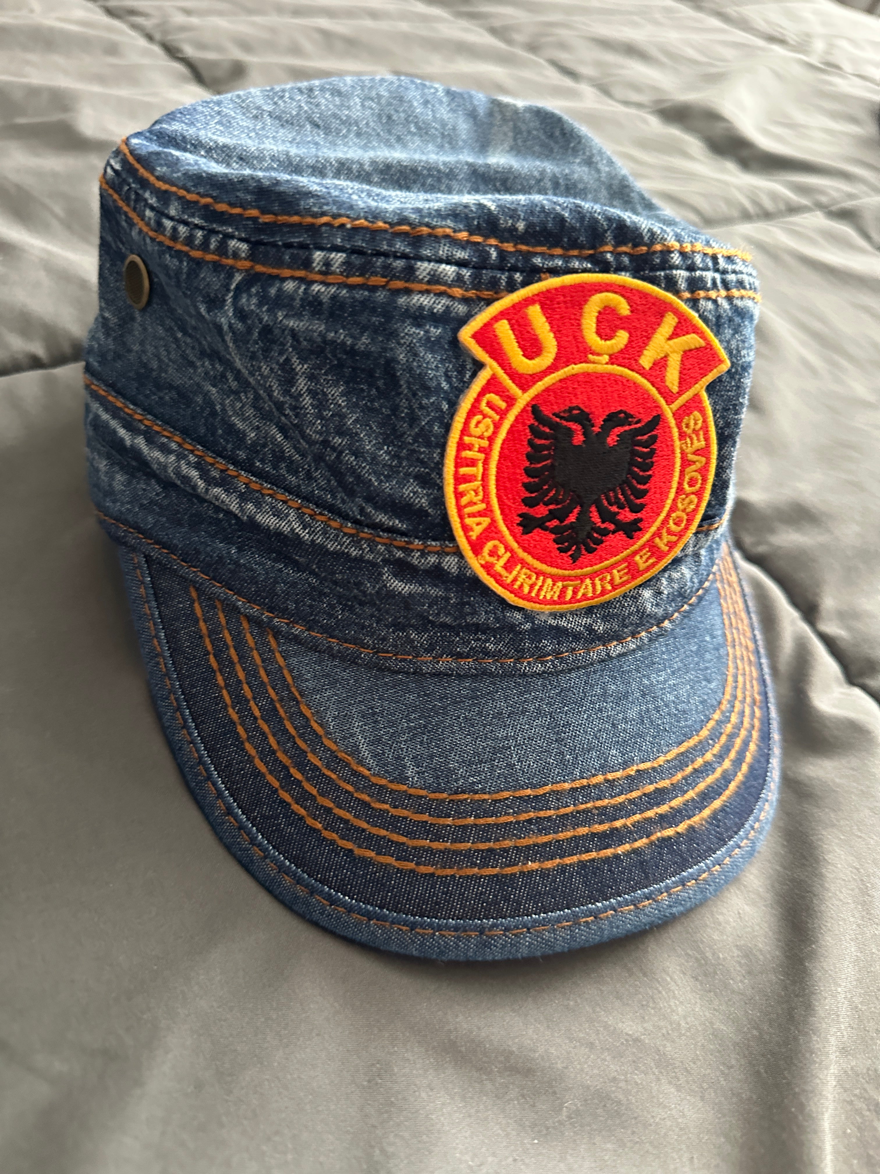 UÇK Denim Albanian Military Cap