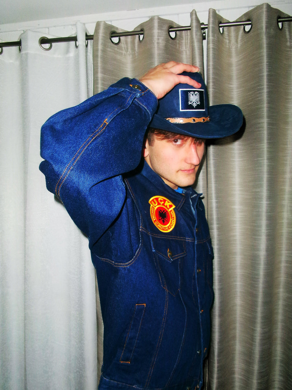 “Moonwalk” Midnight Blue Albanian Cowboy Hat (Royal Suede) *1 LEFT**