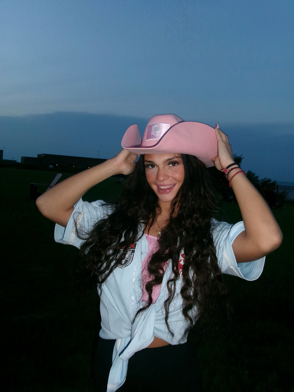 “Pink Crème” 4x Albanian Cowboy Hat