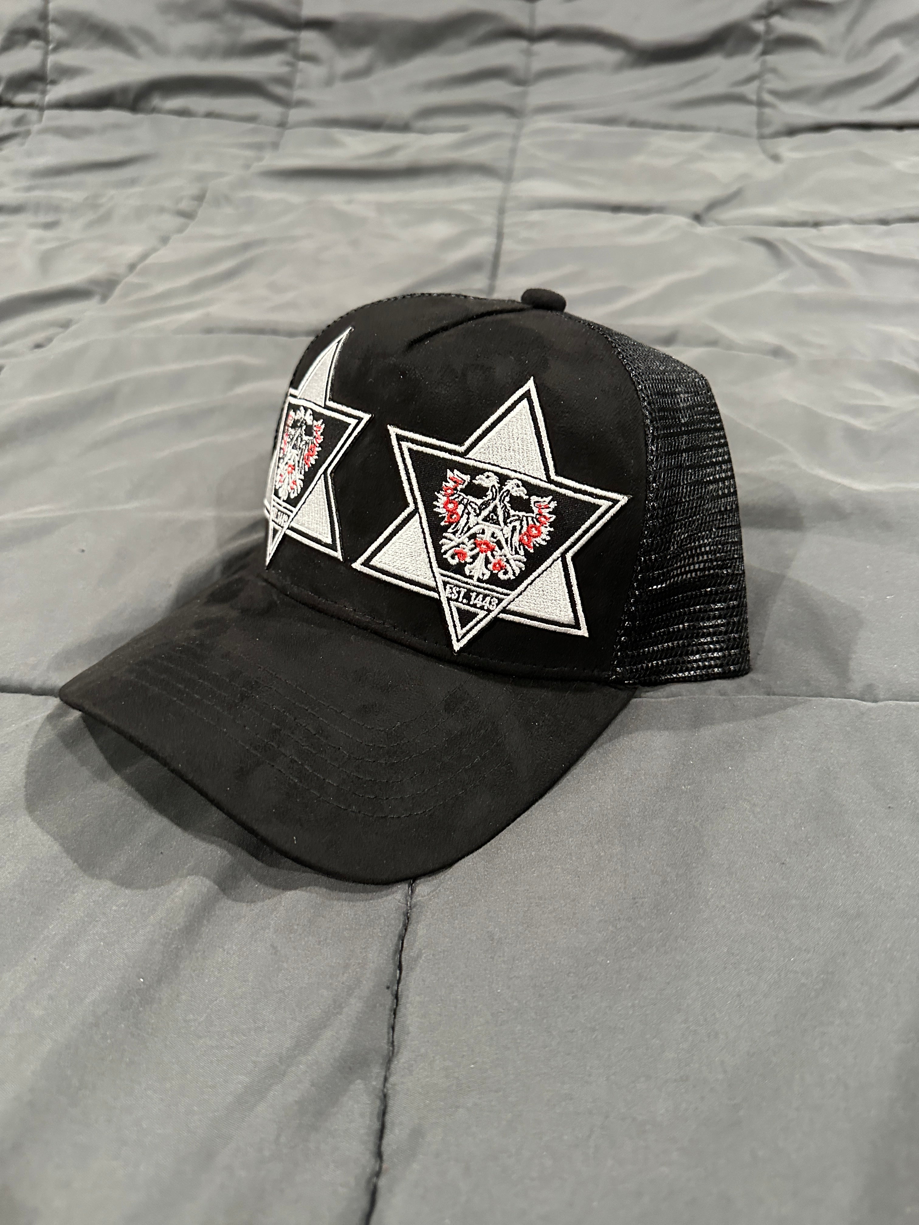 “IKONIKE” Royal Suede Black Trucker