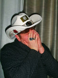 “Lulije” Rose X Gem Albanian Embroidery Royal Wool Cowboy Hat (White)