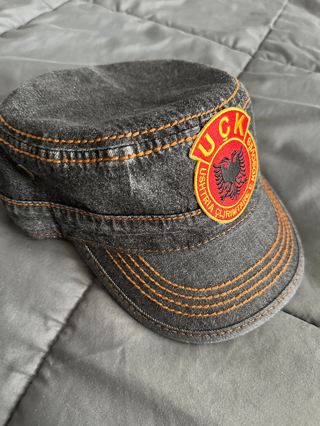 UÇK Denim Albanian Military Cap