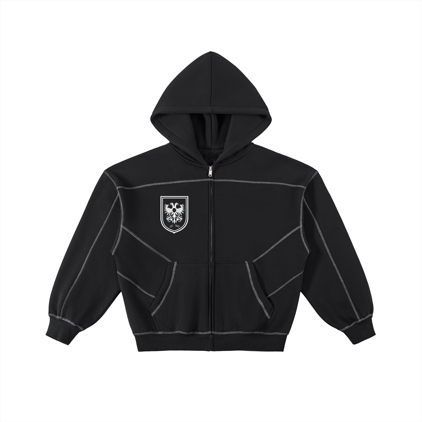 Historike Boxy Fleece Zip Jacket