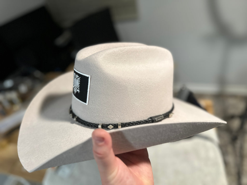 “Vivian” Albanian Cowboy Hat 4x Sheepskin Wool