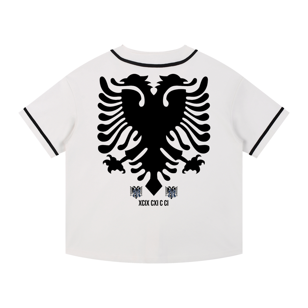 Albanian X Yankees Button Up Jersey