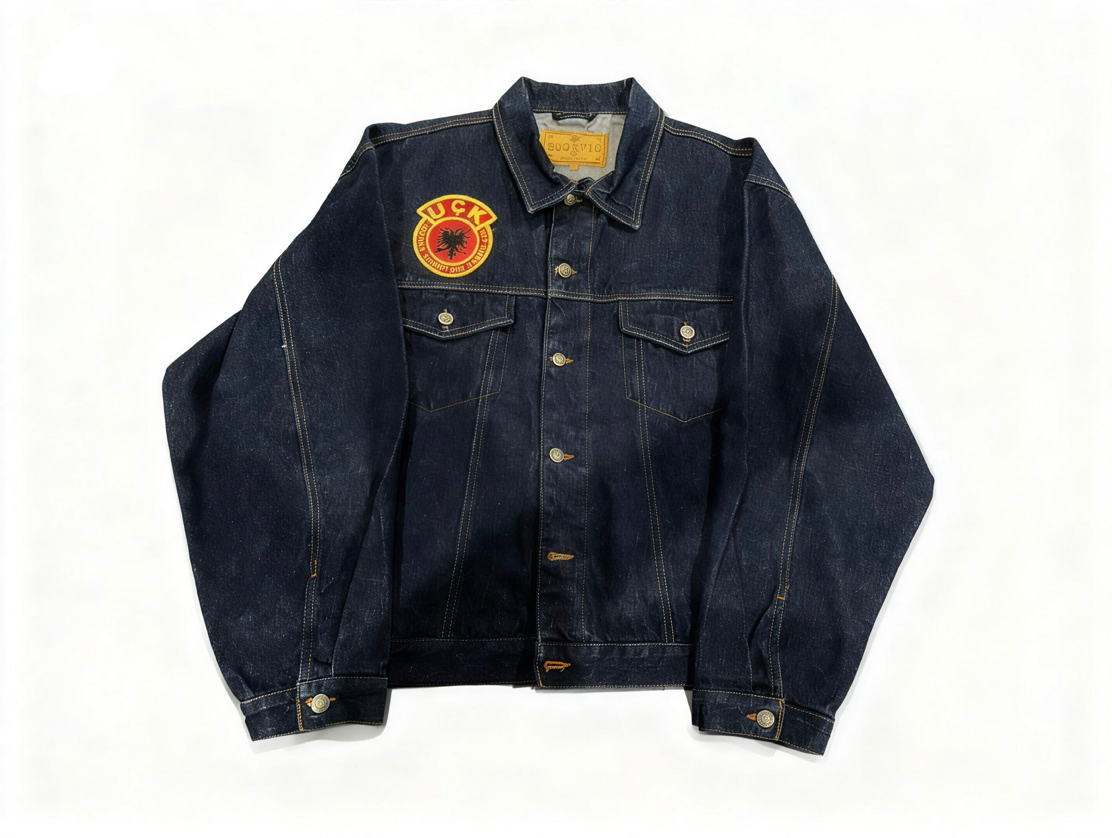 UÇK Vintage Westerwear Dark Denim Jacket *1of1*