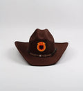 UÇK Albanian Embroidered Cowboy Hat  “Country Brown” *1 LEFT*