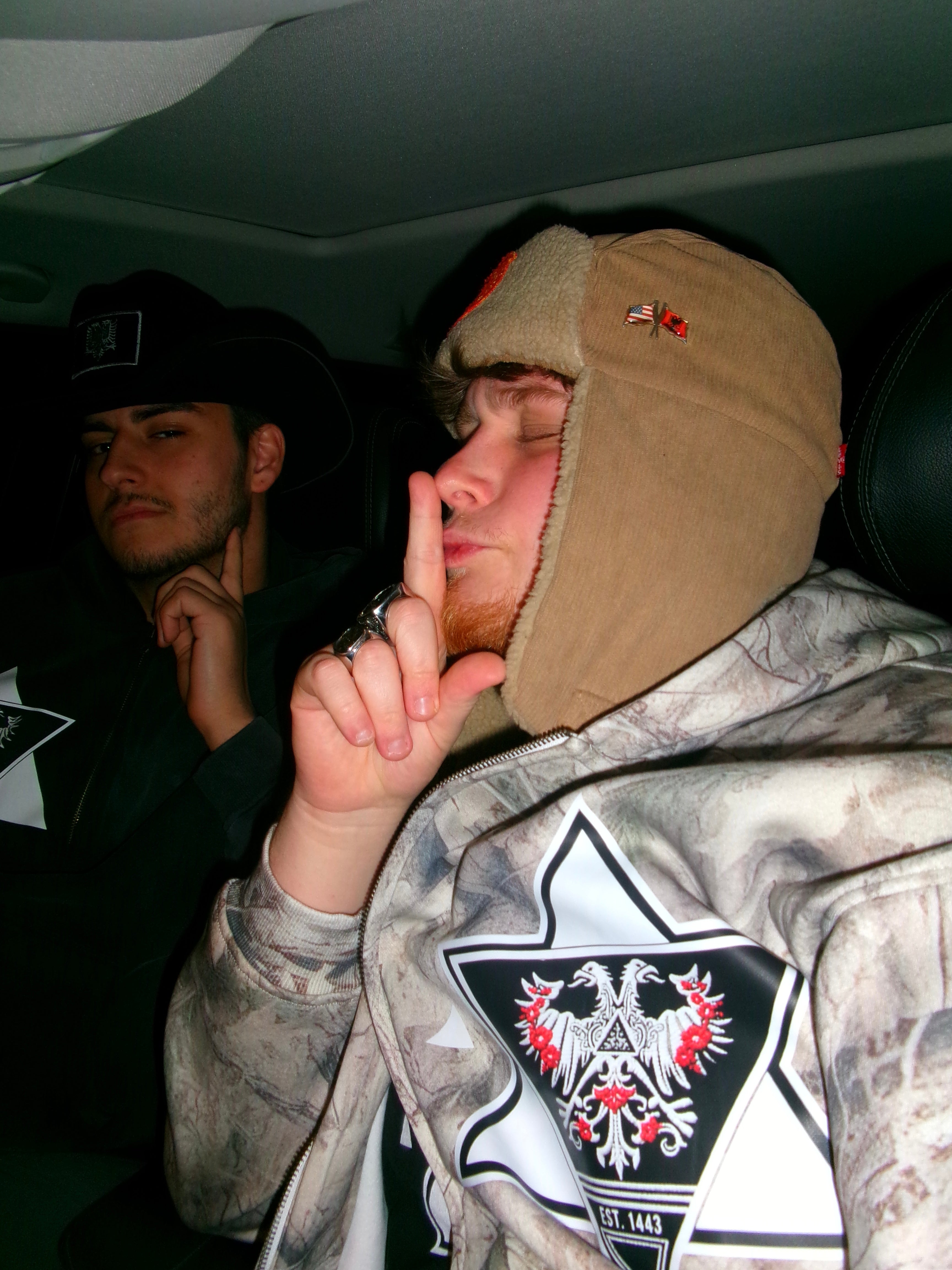 "ROSÈ WESTERN CAMO" Ikonike Full Double Zip Hoodie