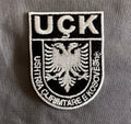 “Code” UÇK Black and Silver Albanian Flag Patch