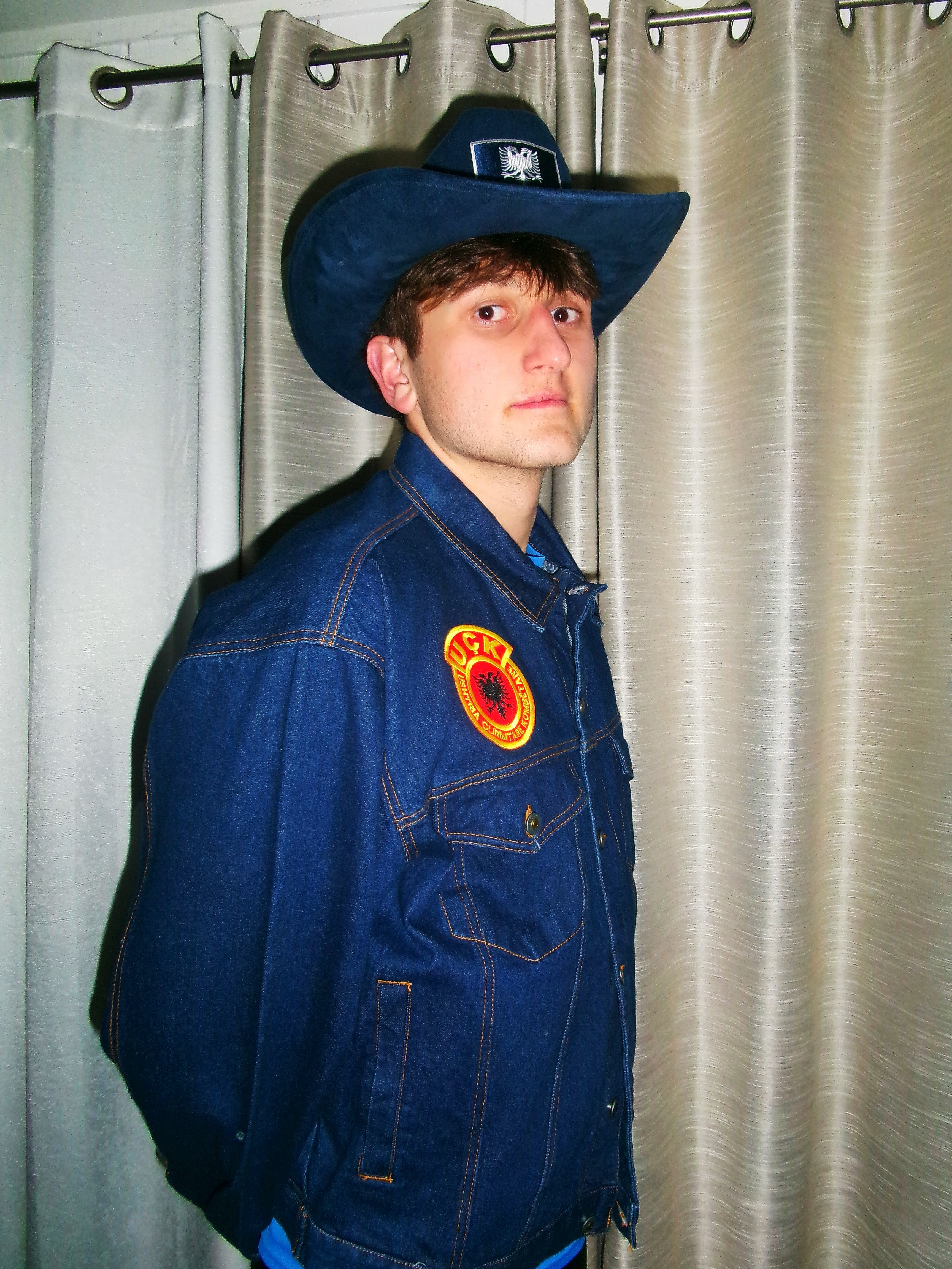 “Moonwalk” Midnight Blue Albanian Cowboy Hat (Royal Suede) *1 LEFT**