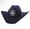 “Midnight” UÇK Albanian Navy Blue 4x Rabbit Wool Cowboy Hat