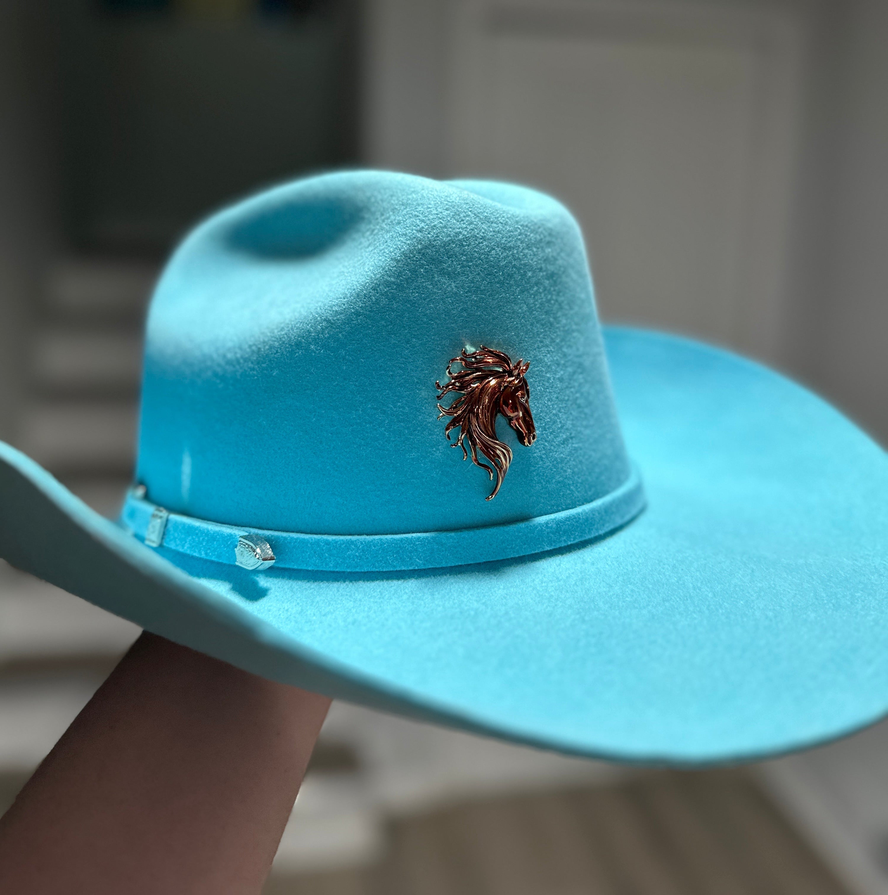 “Azure Stallíon” Albanian Cowboy Hat 10x