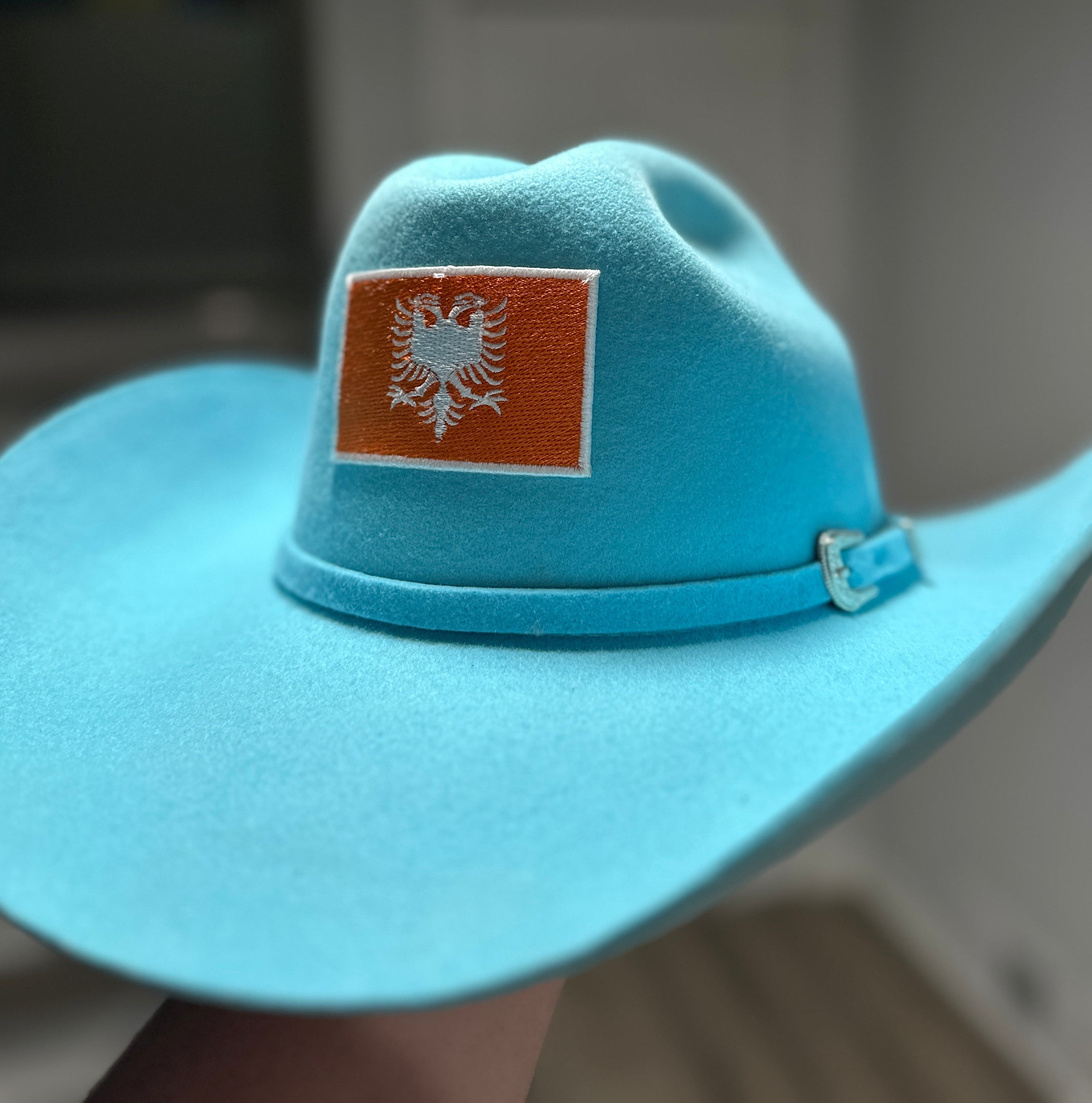 “Azure Stallíon” Albanian Cowboy Hat 10x