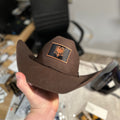 “Chocolate Satin” Albanian Cowboy Hat