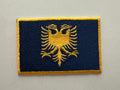“Michigan” Blue And Gold Albanian Flag Patch