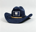 “Moonwalk” Midnight Blue Albanian Cowboy Hat (Royal Suede) *1 LEFT**