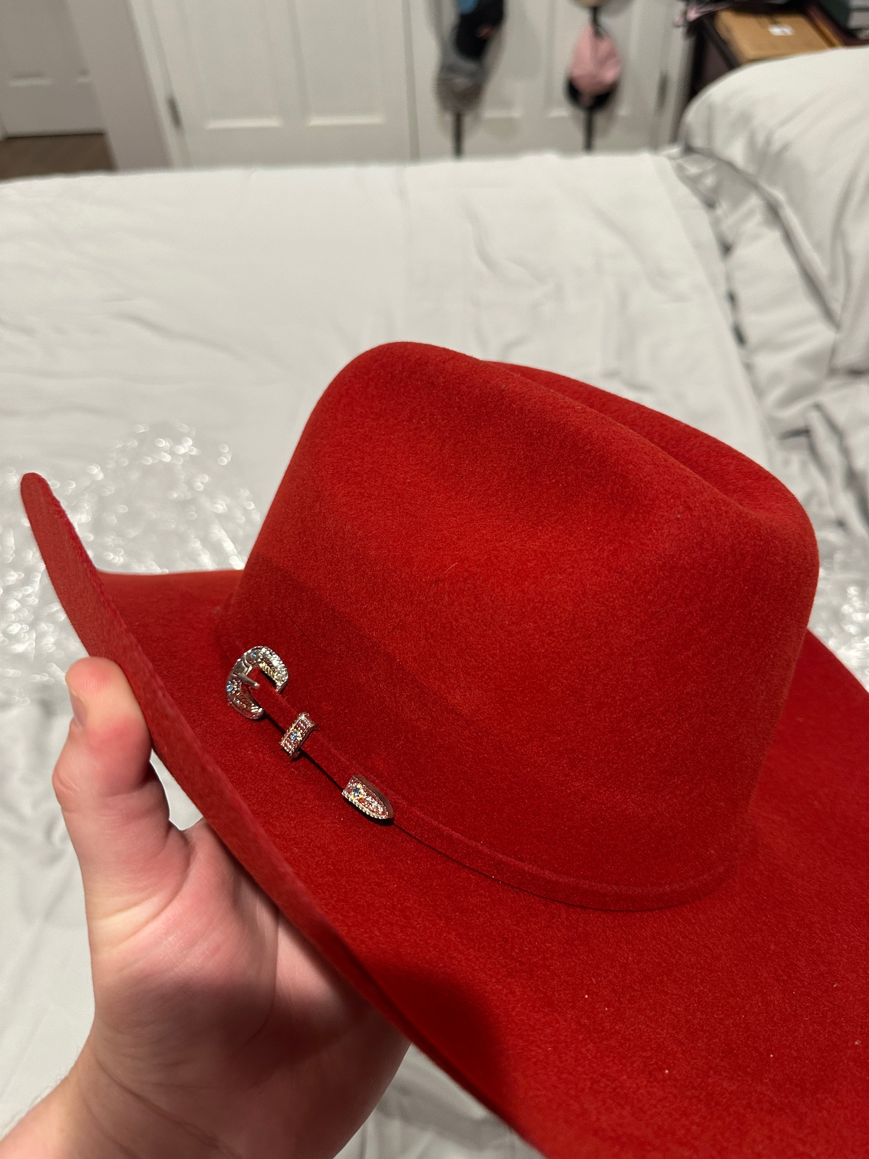 “Siren” UÇK Albanian Red 4x Wool Rabbitskin Cowboy Hat