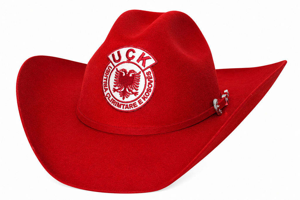 “Siren” UÇK Albanian Red 4x Wool Rabbitskin Cowboy Hat