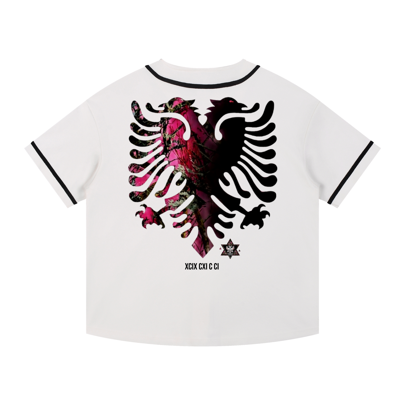 UÇK x REALTREE Pink Branch Camo Blend Ikonike Jersey (Button Up)