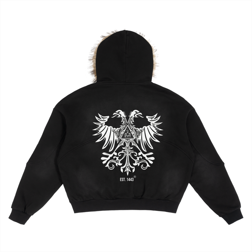 “Royale” Fur Zip (Detachable Fur Hoodie)