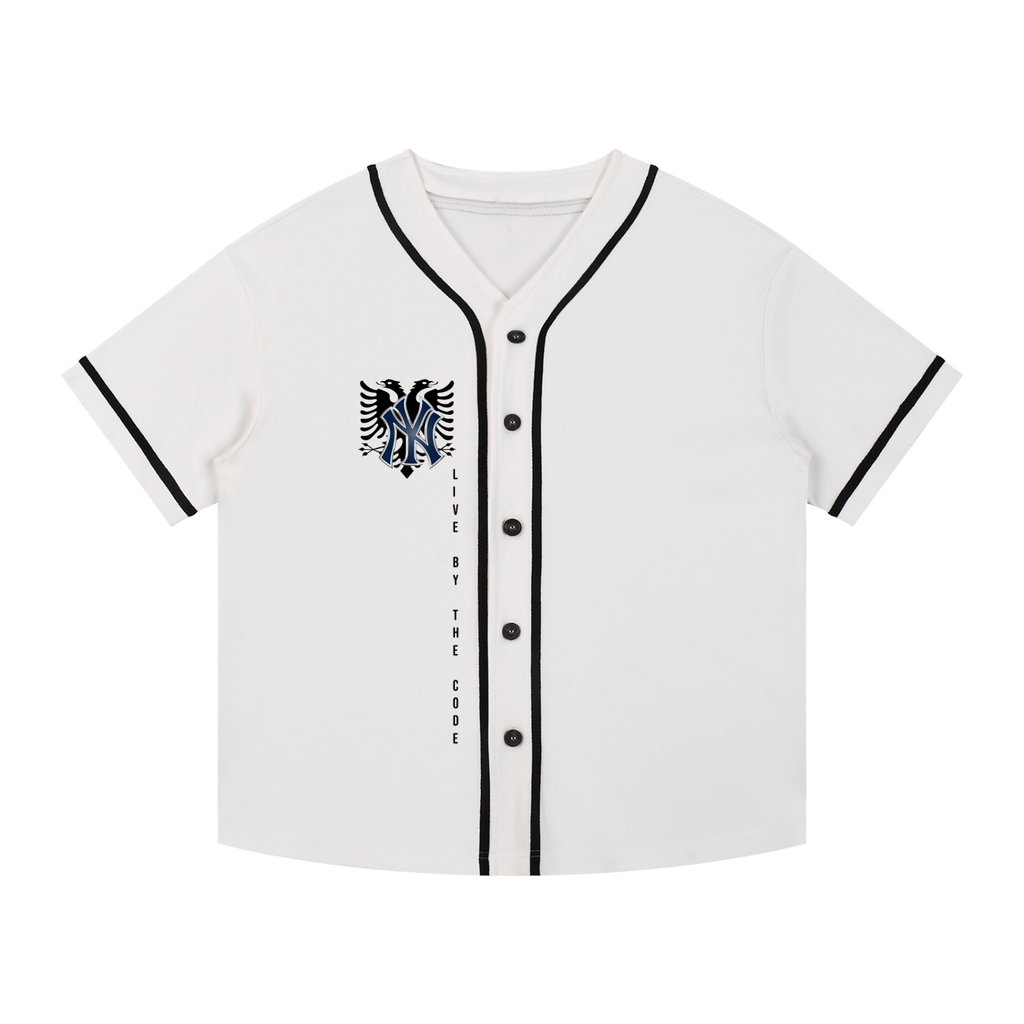 Albanian X Yankees Button Up Jersey