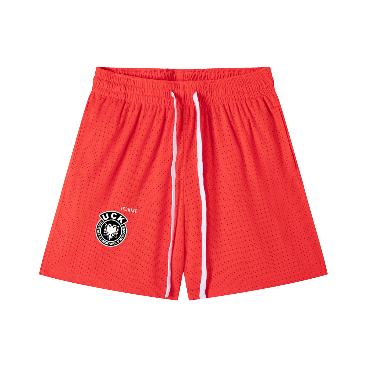 UÇK Old School Albanian Basketball Shorts (Multicolor)
