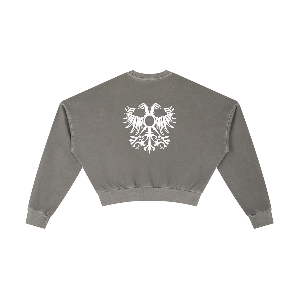 Women’s “Historike” Eagle Vintage Cropped Sweatshirt