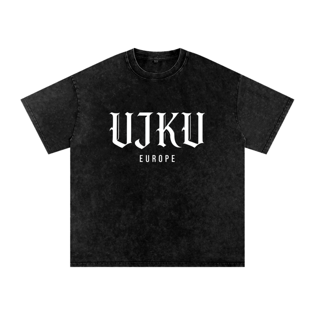“UJKU” Graphic Biker Tee