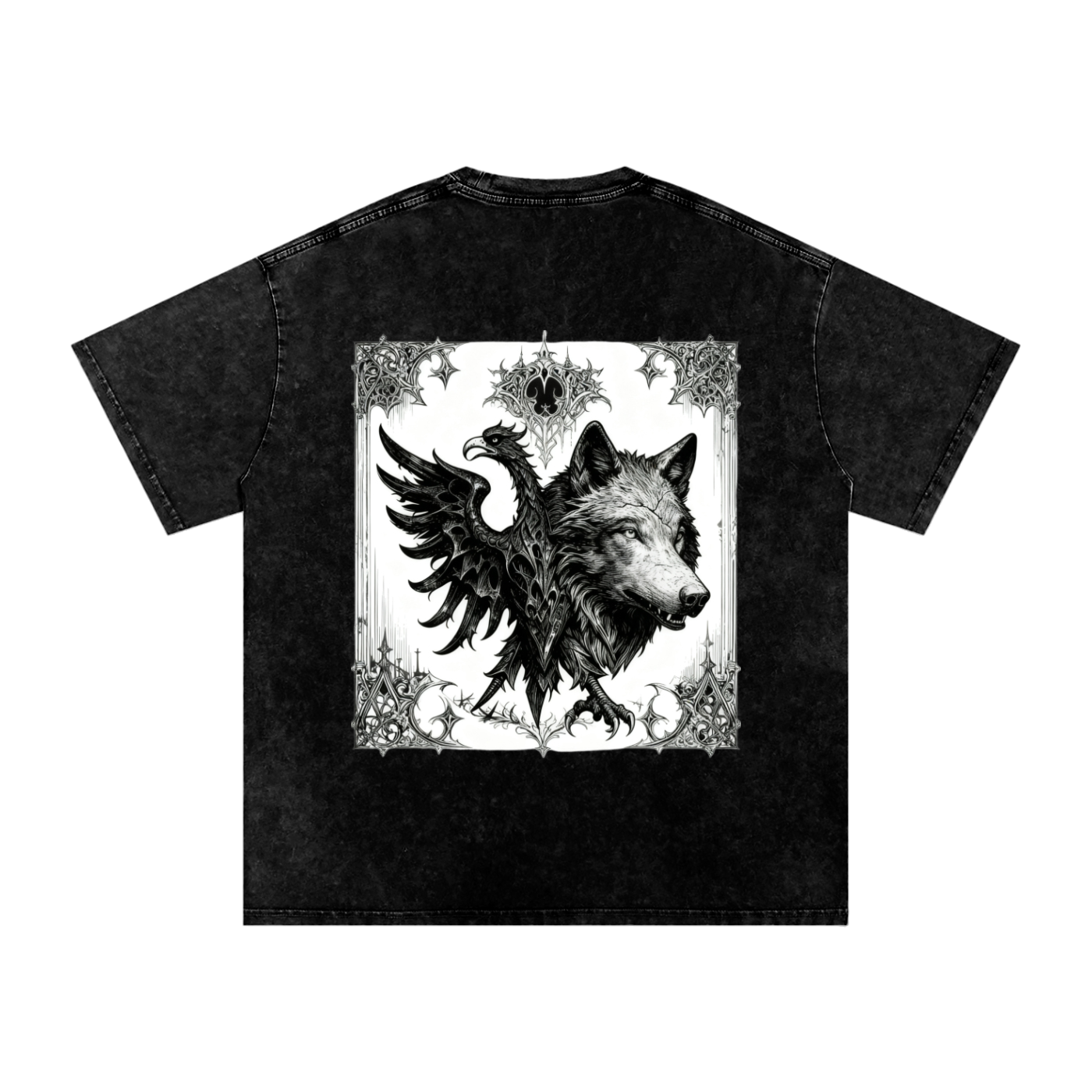 “UJKU” Graphic Biker Tee